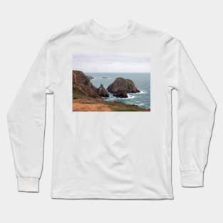 Alderney coastline, Channel Islands Long Sleeve T-Shirt